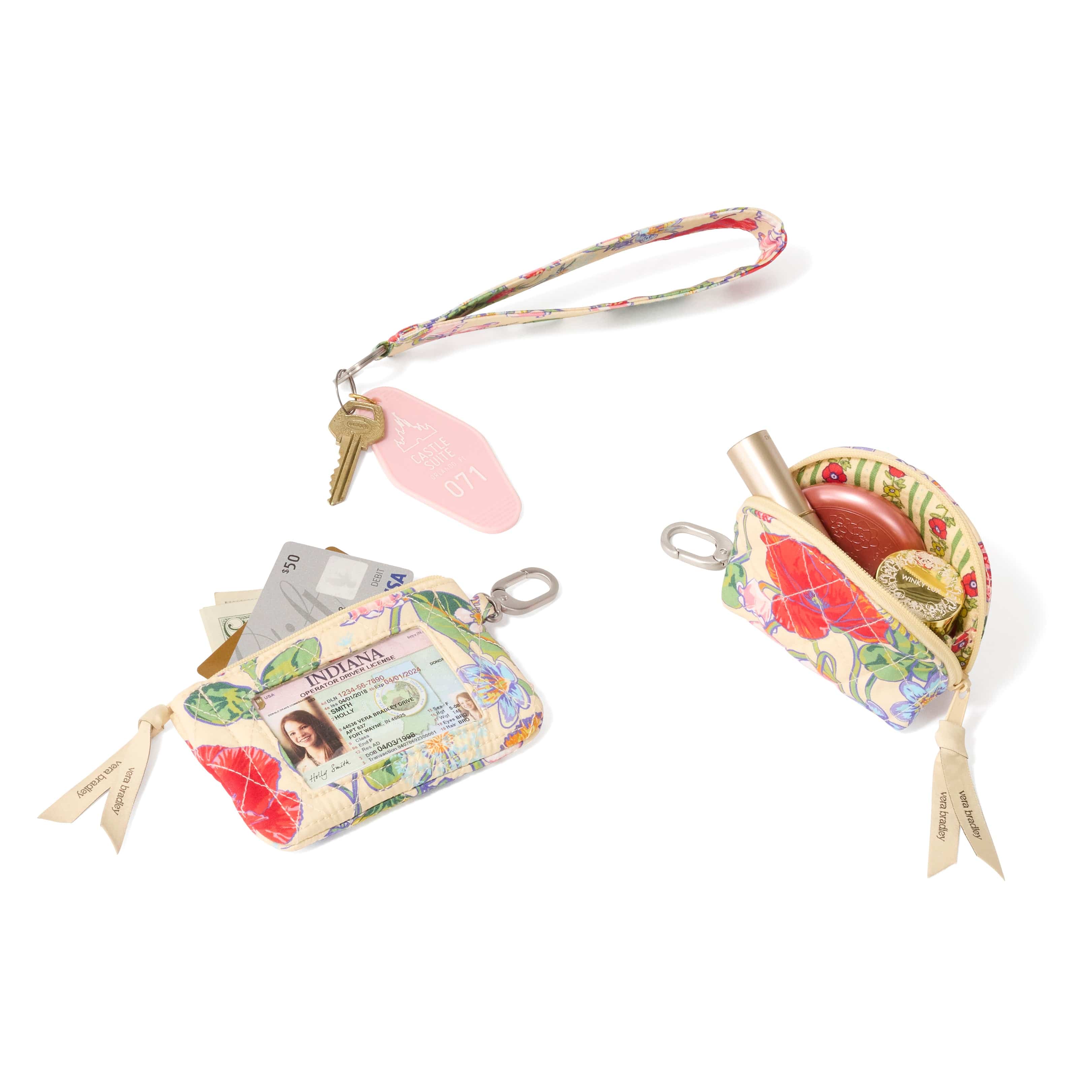 Dual Pouch Wide Wristlet - Cotton | Vera Bradley