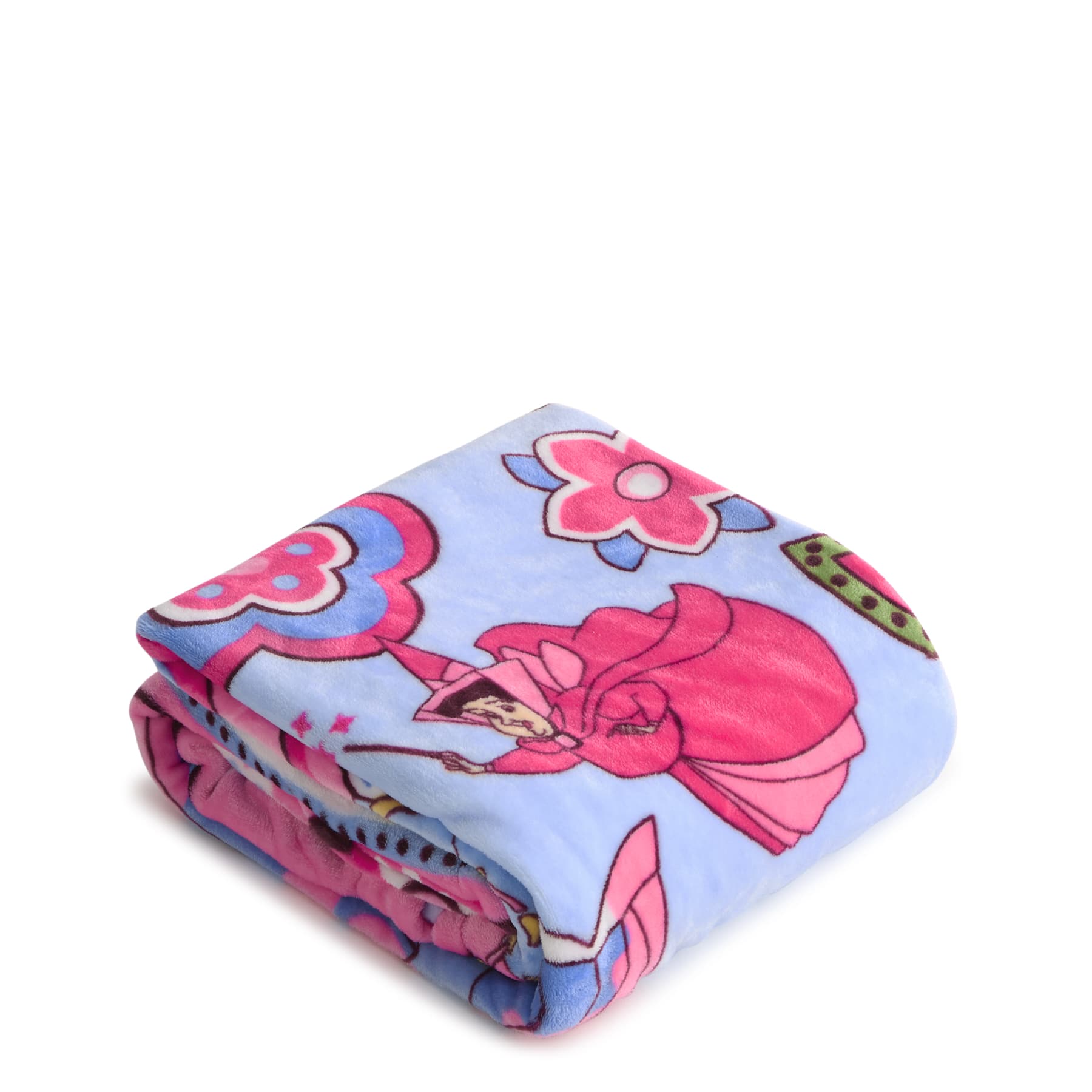 Disney×VeraBradley美女と野獣ポット&チップフリースブランケット Disney Plush Throw Blanket - Fleece | Vera Bradley