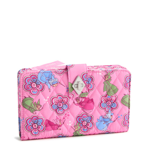 【レア】JUVENILE DELINQUENT 花柄 5連ポケット サイズ32 Disney Turnlock Wallet - Cotton | Vera Bradley