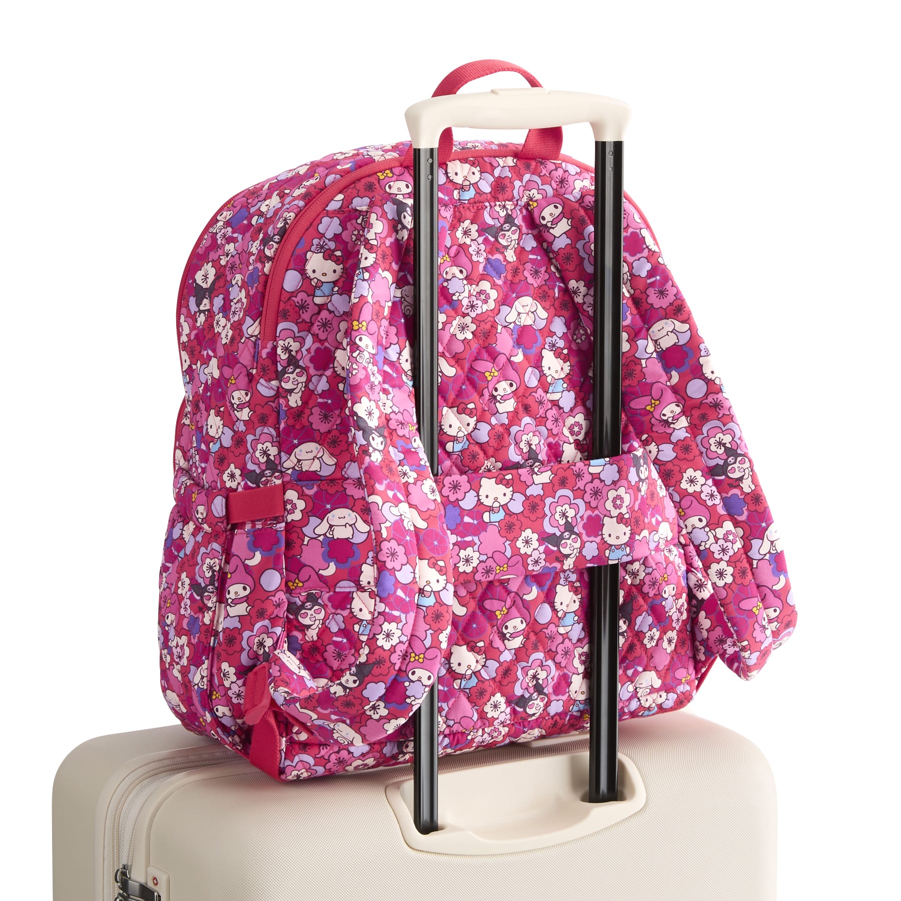 Vera Bradley Sanrio Hello Kitty Floral Large Bancroft Backpack