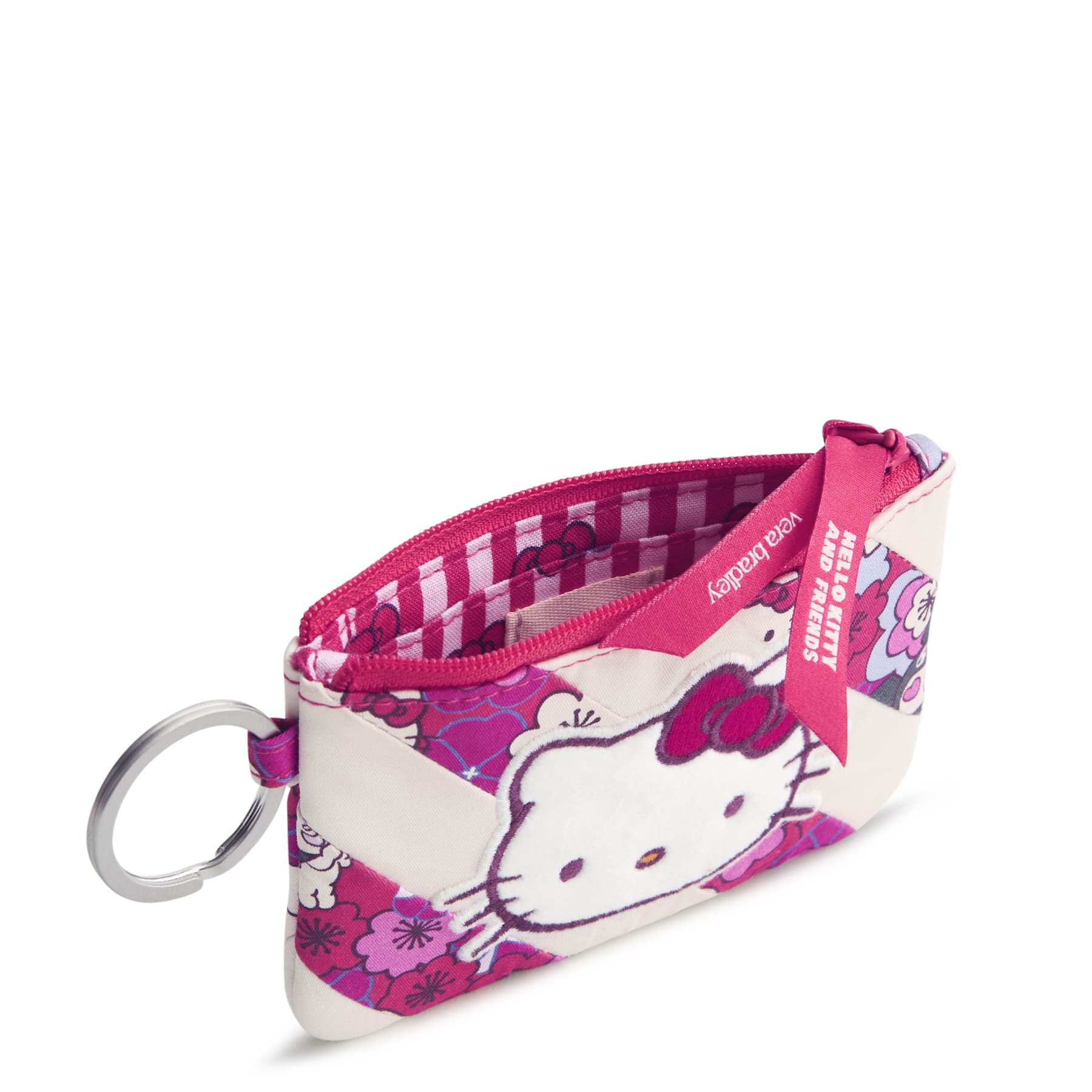 Vera Bradley Zip ID Case in Hello Kitty And Friends Patchwork