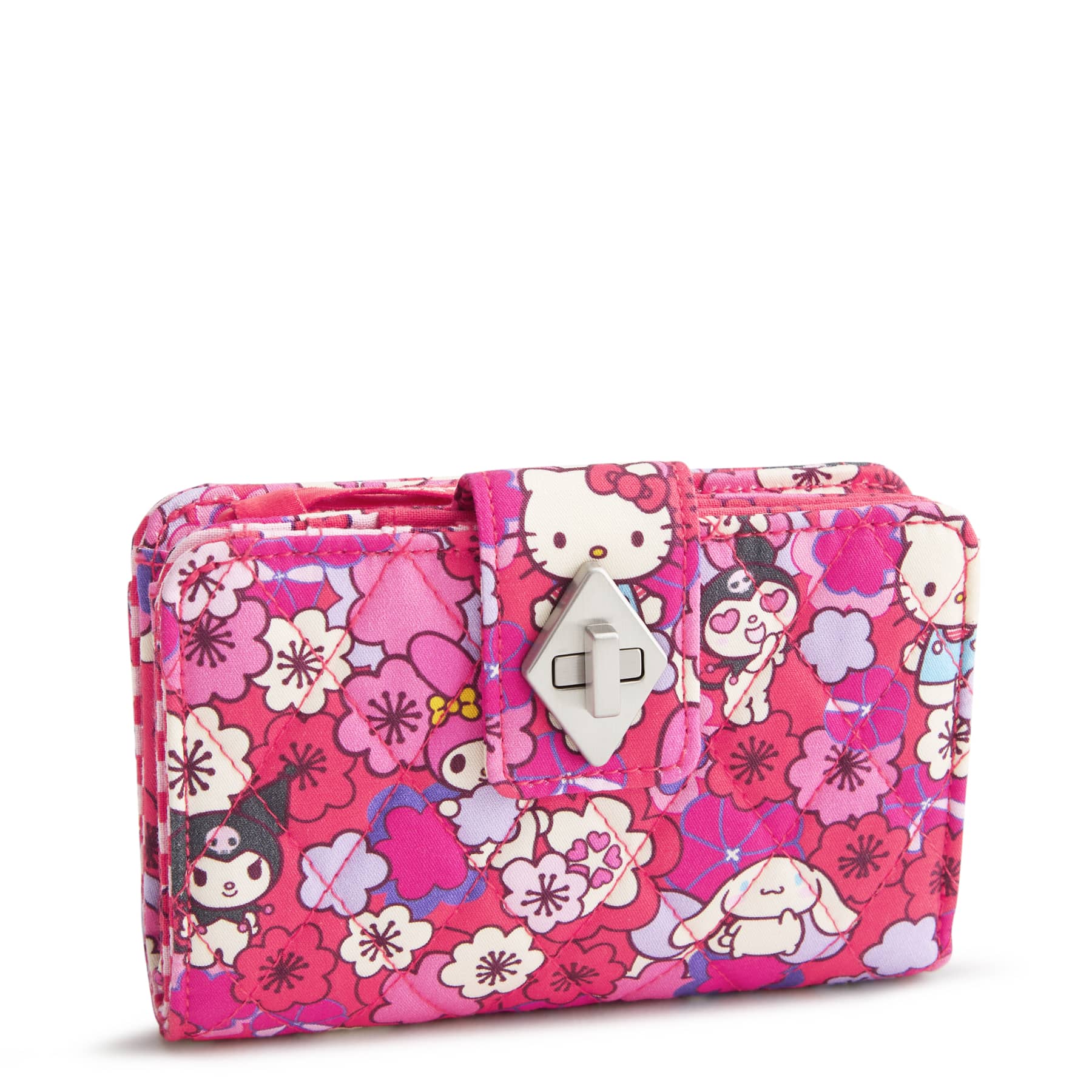 Hello Kitty® and Friends Small Turnlock Wallet - Cotton | Vera Bradley