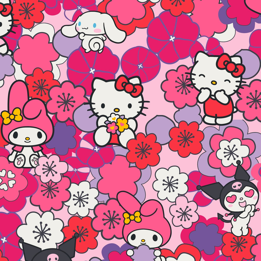Hello Kitty® and Friends Large Pouch - Cotton | Vera Bradley
