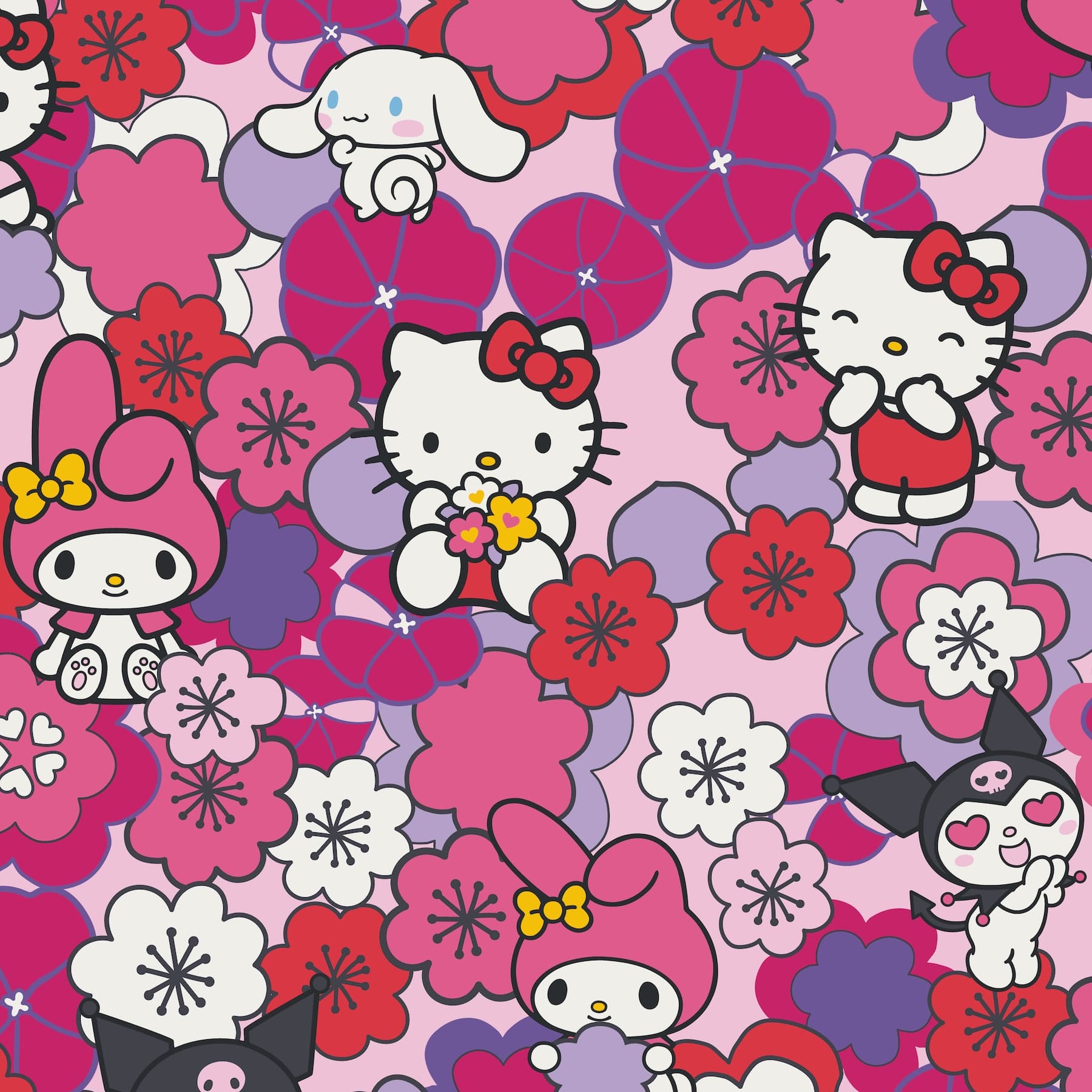 わたる Hello Kitty Hello Kitty® and Friends Plush Throw Blanket - Fleece | Vera Bradley