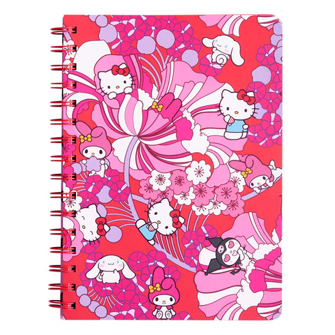 Hello Kitty® and Friends Small Spiral Notebook with Pockets | Vera