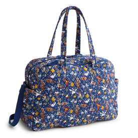 Harry Potter™ Outlet Large Weekender Travel Bag - Friends at Hogwarts Ditsy Navy - Image 4