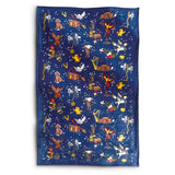 Harry Potter™ Outlet Essential Throw Blanket - Friends at Hogwarts Ditsy Navy - Swatch Image