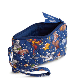 Harry Potter™ Outlet Essential Zip Wristlet - Friends at Hogwarts Ditsy Navy - Image 3