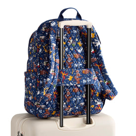 Harry Potter™ Outlet Essential Large Backpack - Friends at Hogwarts Ditsy Navy - Image 5