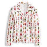 Long-Sleeved Button-Down Pajama Top