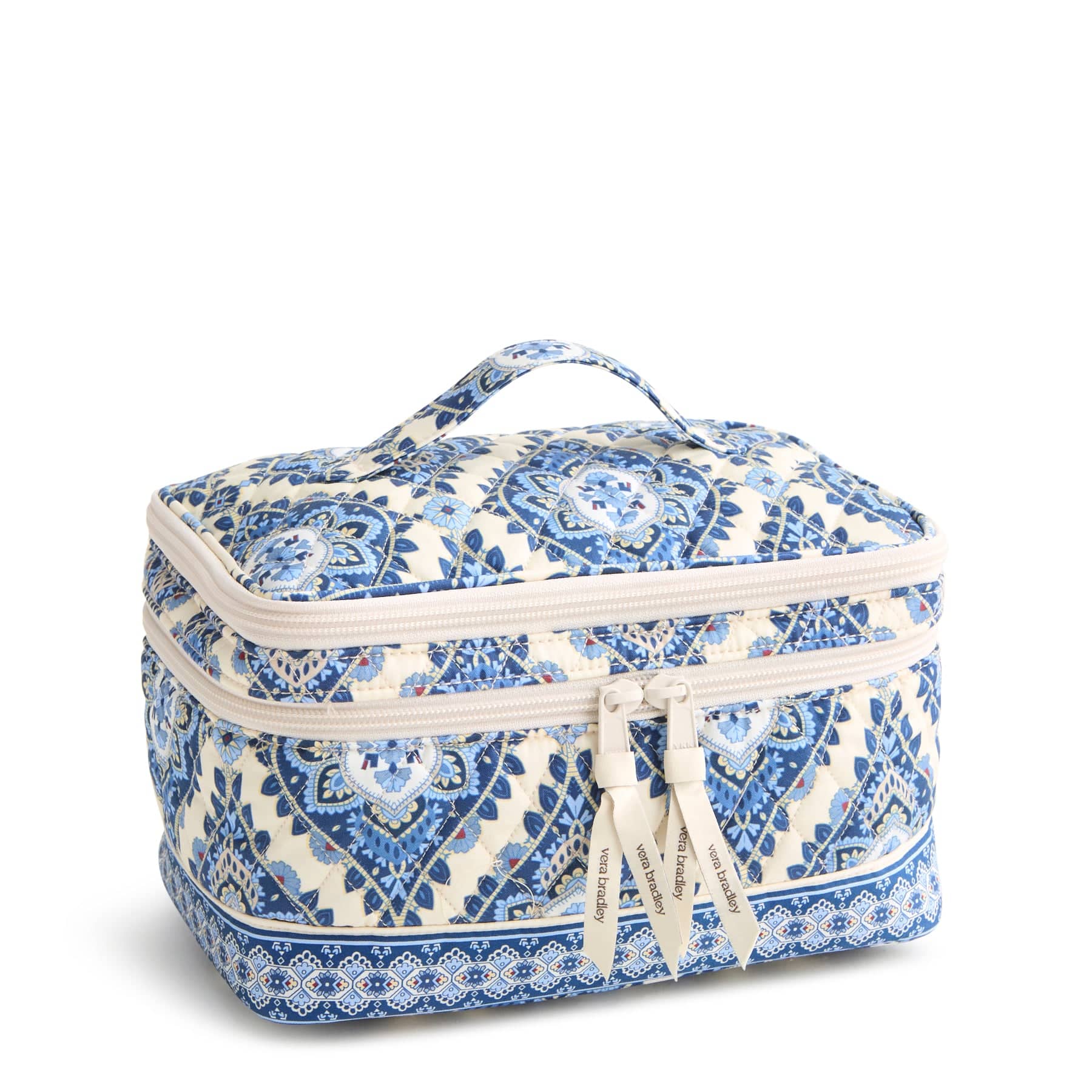 Brush Up Cosmetic Case - Cotton | Vera Bradley