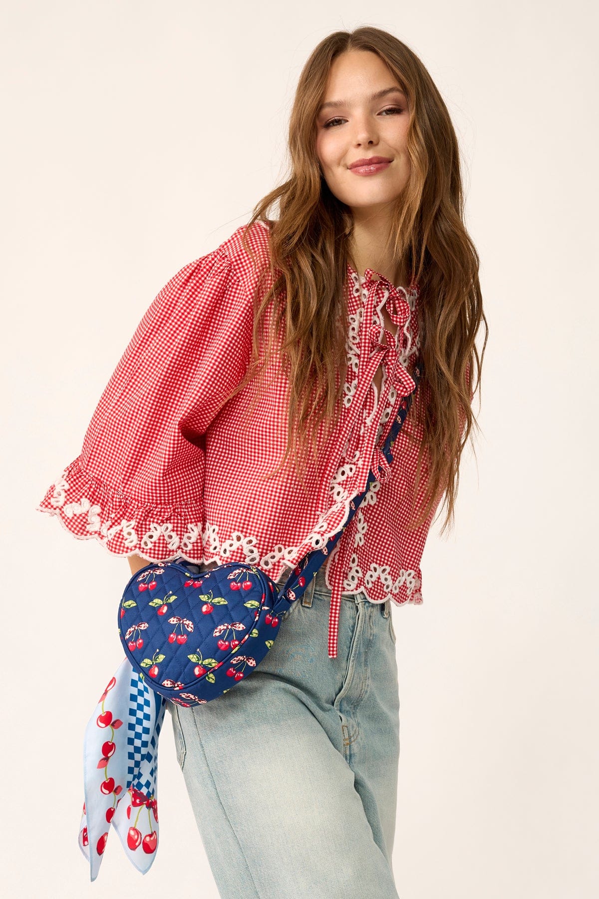 Verona Heart Crossbody - Cotton | Vera Bradley