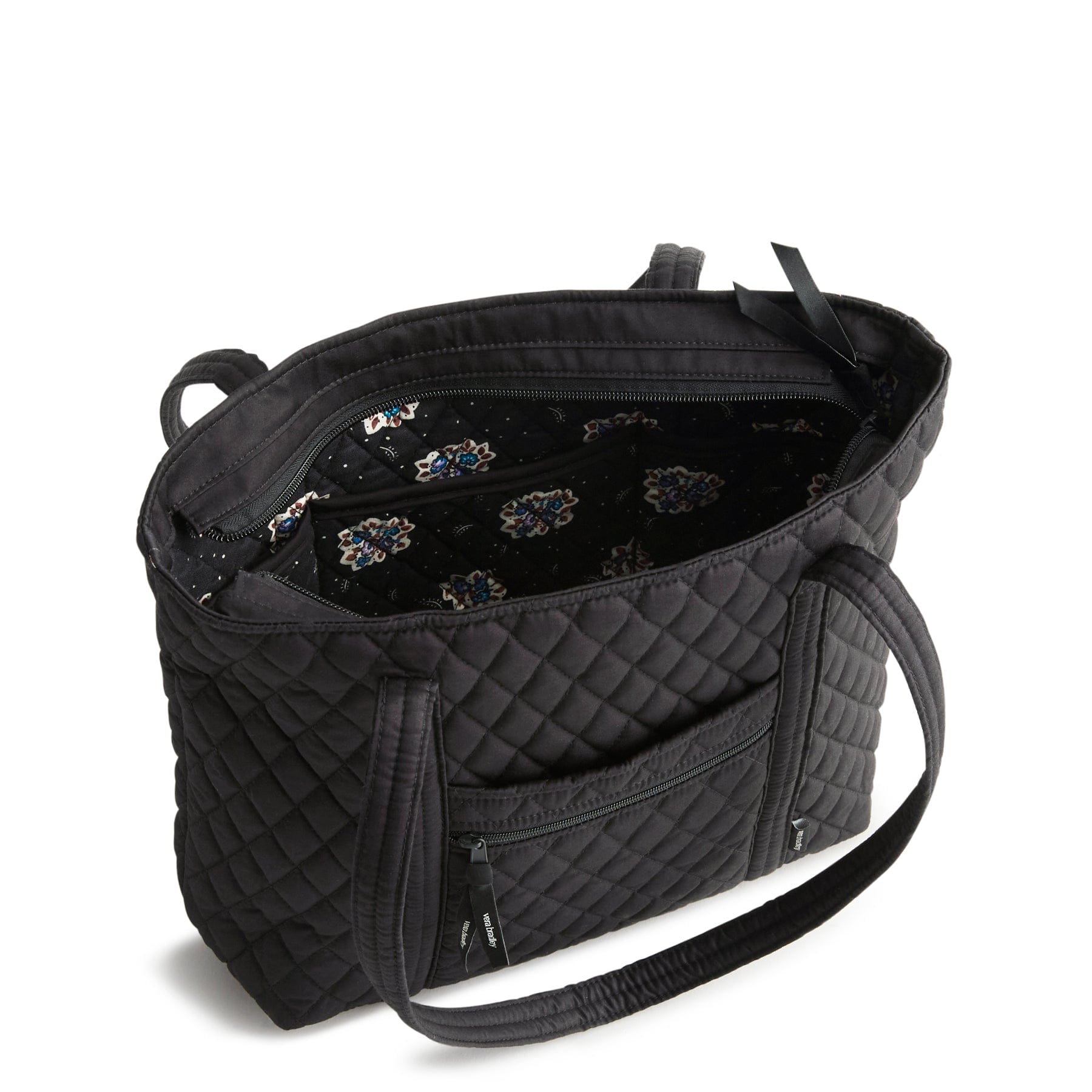 Vera Bradley ブラックキルティング トートバッグ Small Original Vera Tote - Cotton | Vera Bradley