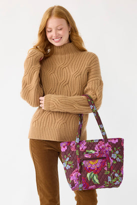 Small Original Vera Tote - Tapestry Blossoms - Image 2