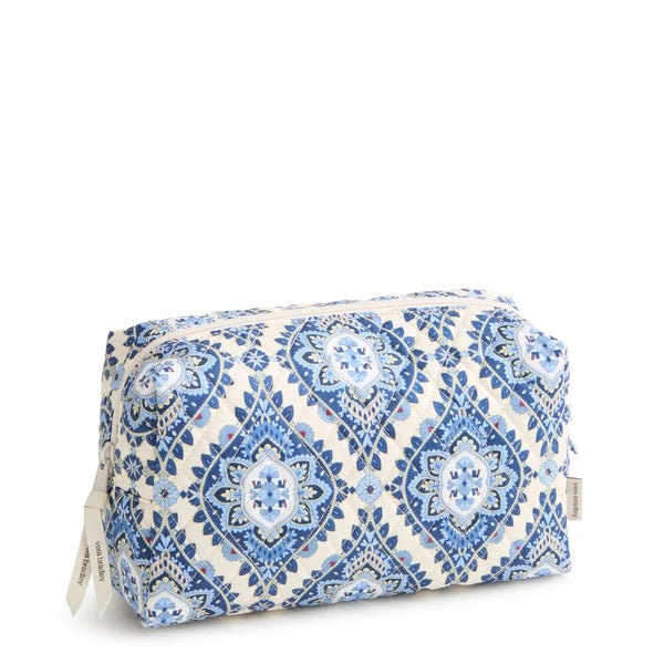 Large Cosmetic Bag - Cambridge Blues