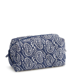 Large Cosmetic Bag - Waves Paisley - Swatch Image