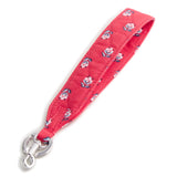 Wide Wristlet Strap - Bluebell Ditsy Hibiscus - Swatch Image