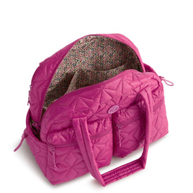 Weekender Travel Bag - Dark Berry with Cashmere Rose - Image 5