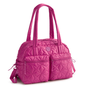 Weekender Travel Bag - Dark Berry with Cashmere Rose - Swatch Image