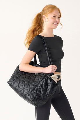Travel Tote - Moonless Night with Aluminum - Image 3