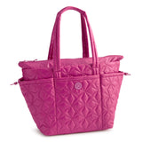 Travel Tote - Dark Berry with Cashmere Rose - Swatch Image