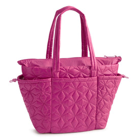 Travel Tote - Dark Berry with Cashmere Rose - Image 3