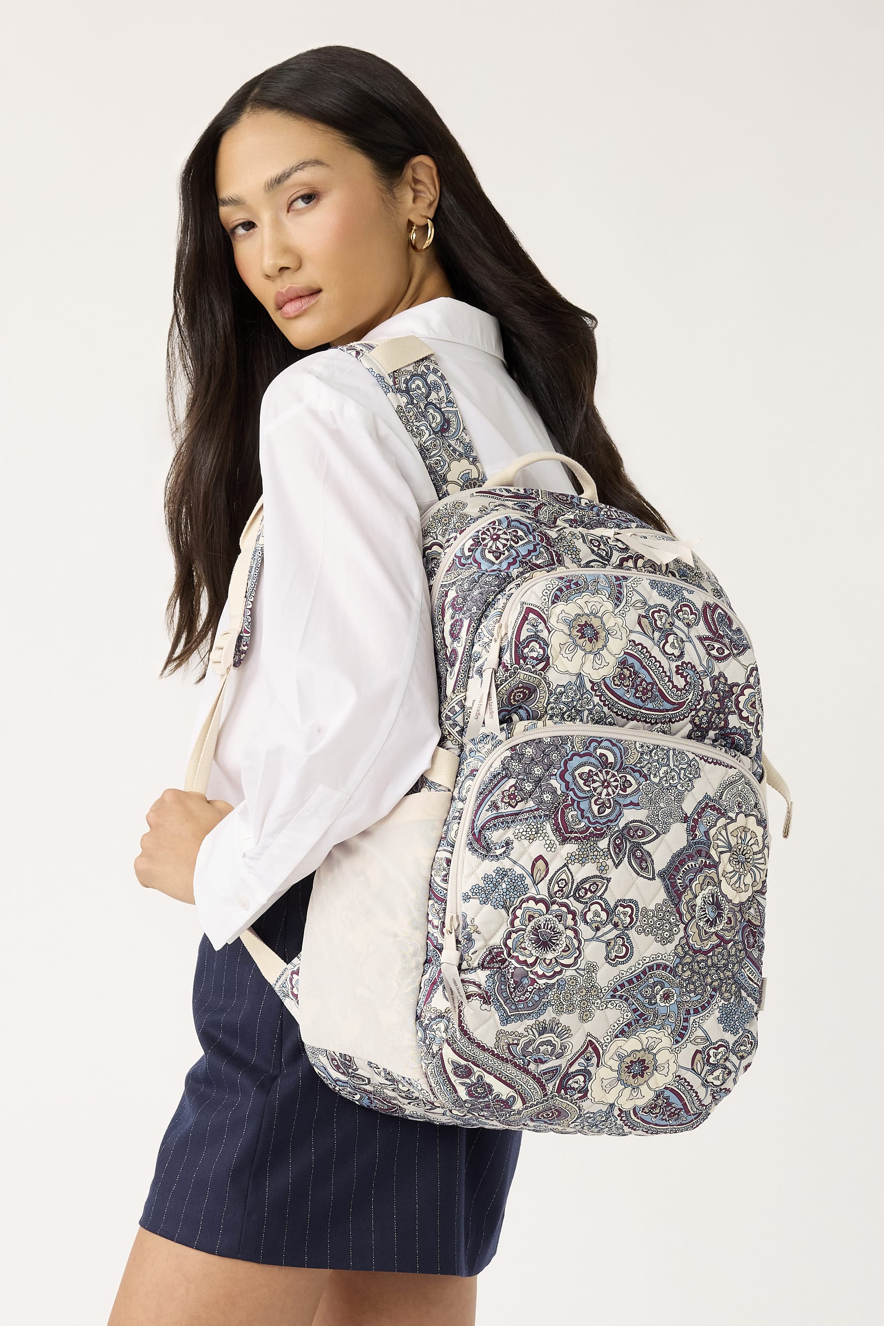 Large Clarion Backpack - Cotton | Vera Bradley