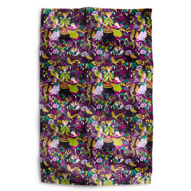 Disney Outlet Essential Throw Blanket - Hocus Pocus Blooms and Brooms - Image 1