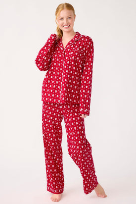 Long-Sleeved Shirt & Pants PJ Set - Beary Ditsy / XXLarge - Image 2