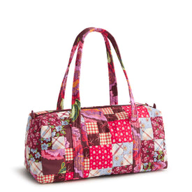 Small Original Duffel - Festive Check Patchwork - Image 4