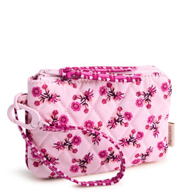 Clip & Zip Wristlet - Melissa Ditsy Pink - Image 1