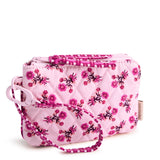 Clip & Zip Wristlet - Melissa Ditsy Pink - Swatch Image