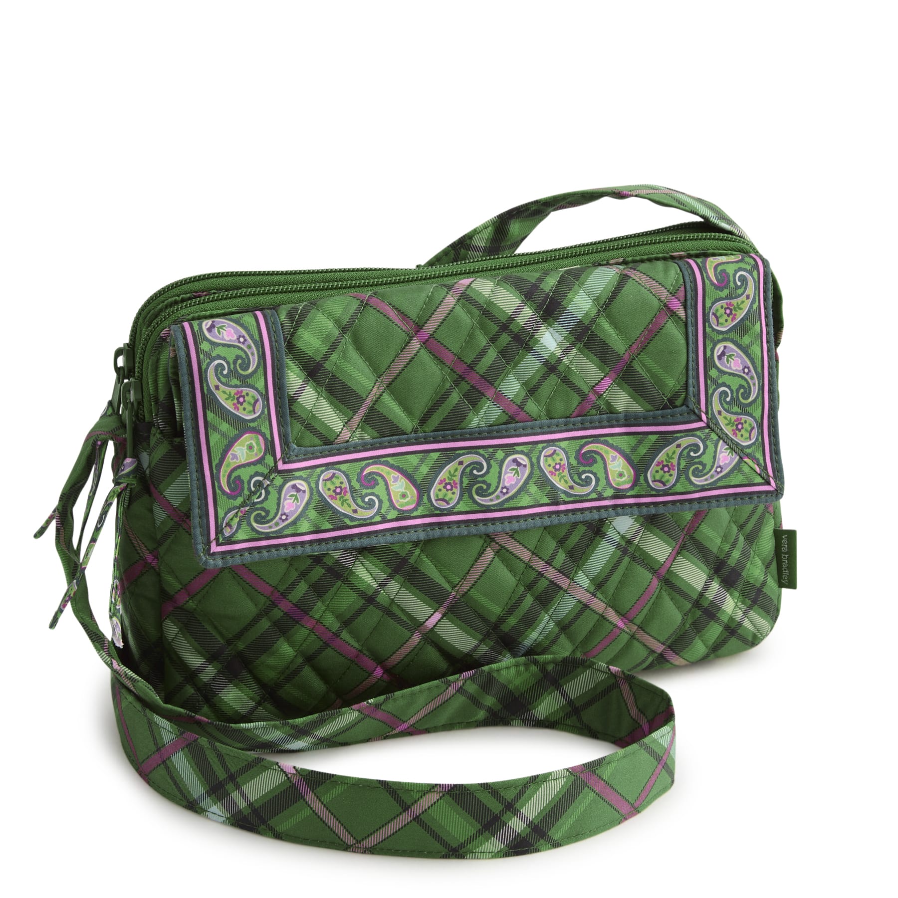 Tasha Triple Compartment Crossbody - Cotton | Vera Bradley