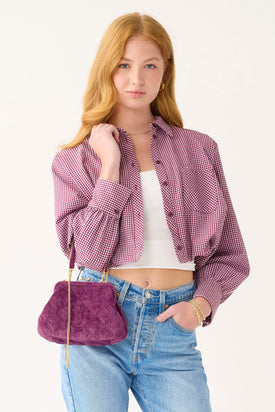 Liliana Clutch - Burgundy - Image 2