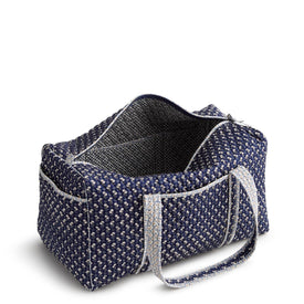 Large Original Duffel - Rachel Ditsy Peacoat - Image 4