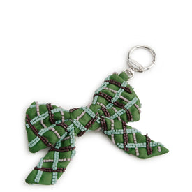 Bow Bag Charm - Chelsea Plaid - Image 1