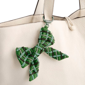 Bow Bag Charm - Chelsea Plaid - Image 2
