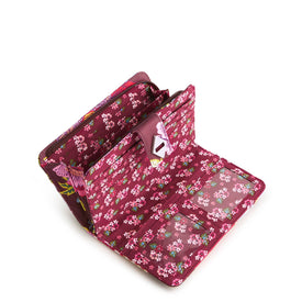 Turnlock Wallet - Festive Check Patchwork - Image 3
