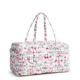 Disney Hallmark Holiday Ever After Large Original Duffel - Holiday Ever After Floral - Image 3
