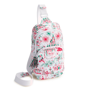 Disney Hallmark Holiday Ever After Lorman Sling Backpack - Holiday Ever After Floral - Swatch Image
