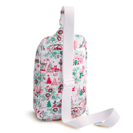 Disney Hallmark Holiday Ever After Lorman Sling Backpack - Holiday Ever After Floral - Image 3