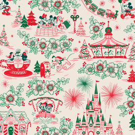 Disney Hallmark Holiday Ever After Lorman Sling Backpack - Holiday Ever After Floral - Image 5