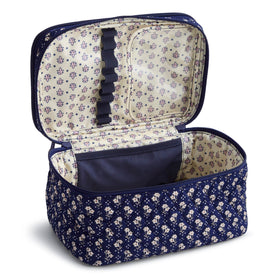 Brush Up Cosmetic Case - Rachel Ditsy Peacoat - Image 3