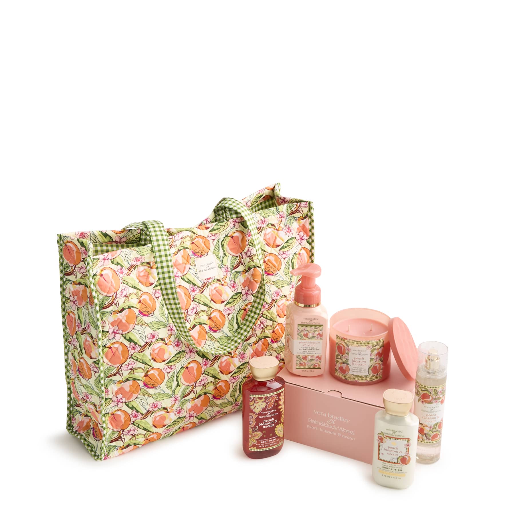 Vera Bradley×BBW限定5点セット　ピーチシリーズ Bath & Body Works Vera Bradley Tote Bag Set | Vera Bradley