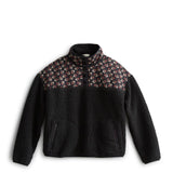 Quarter Snap Sherpa Pullover - Melissa Ditsy / Small - Swatch Image