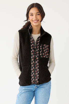 Sherpa Vest - Melissa Ditsy / Small - Image 2
