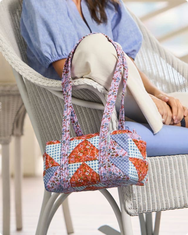 aperty WIDE BAG PLAID BLUE別売りネット付Sサイズ未使用 Wicked Original Zip Tote Bag - Cotton | Vera Bradley