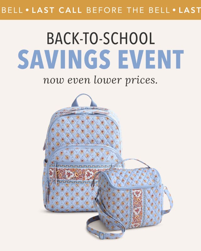 Back to School Savings Event. Now Even Lower Prices.