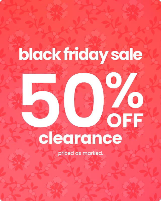 Black Friday Sale. 50% Off Clearance.
