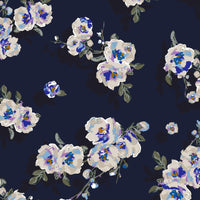 Blooms and Branches Navy